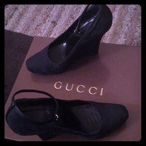 Authentic Gucci Wedge Heels